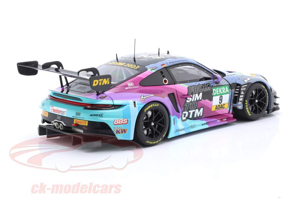 Porsche 911 (992) GT3 R #9 DTM 2023 Tim Heinemann 1:18 Minichamps
