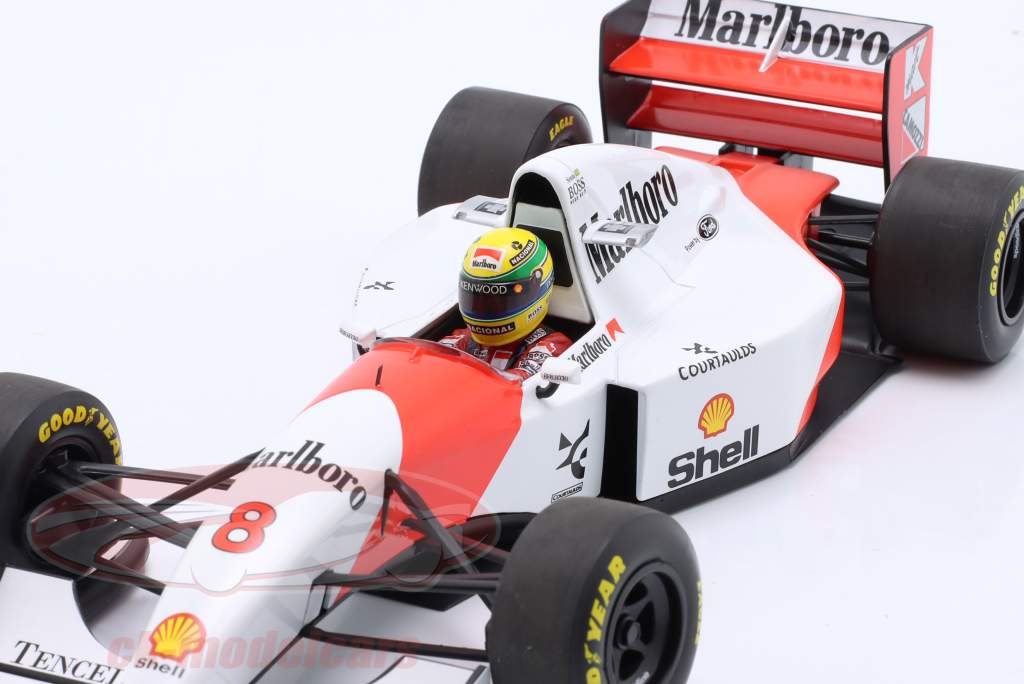 Ayrton Senna McLaren MP4/8 #8 Winner Australian GP Formula 1 1993 1:18 Minichamps