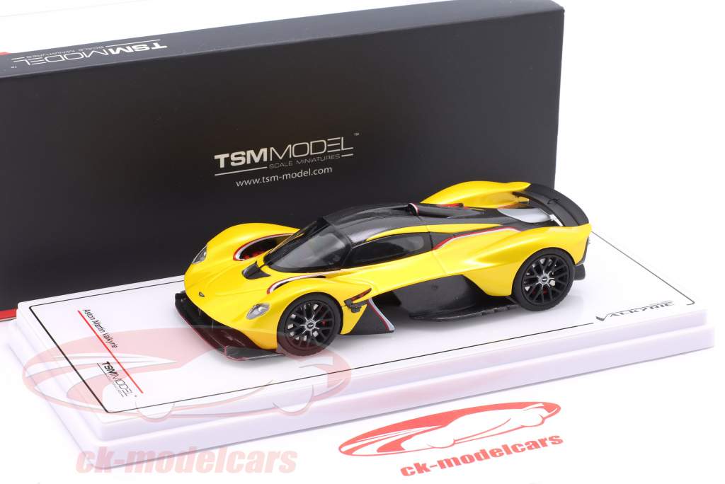 Aston Martin Valkyrie Baujahr 2024 gelb 1:43 TrueScale