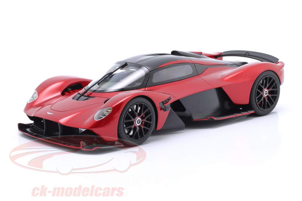 Aston Martin Valkyrie Année de construction 2023 hyper rouge 1:18 TrueScale