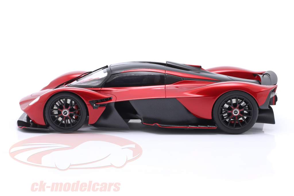 Aston Martin Valkyrie 建造年份 2023 hyper 红色的 1:18 TrueScale