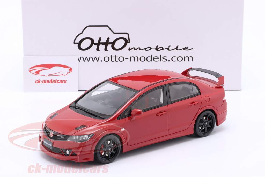 OTTO 1/18 ホンダ シビック 無限 RR FD2 2008 (レッド) 1/18 OTTO 2008 Honda Civic Mugen RR (FD2) (Red) Car Model