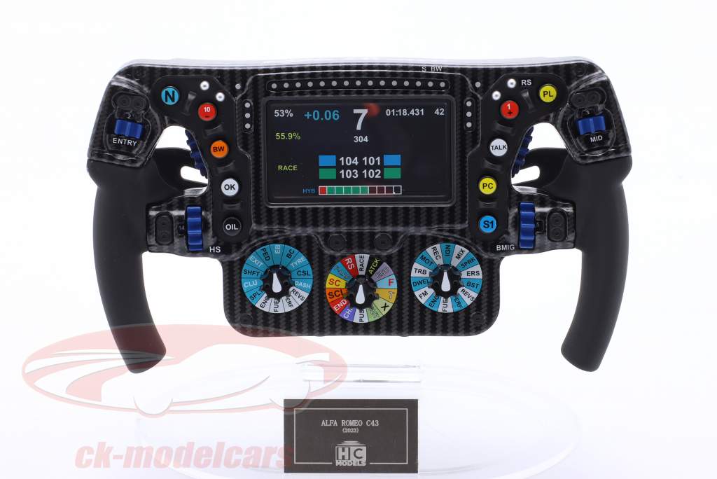 Bottas #77 & Guanyou #24 Alfa Romeo C43 fórmula 1 2023 volante 1:2 HC Models