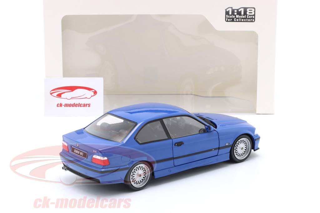BMW M3 (E36) Coupe Année de construction 1996 santorin bleu 1:18 Solido