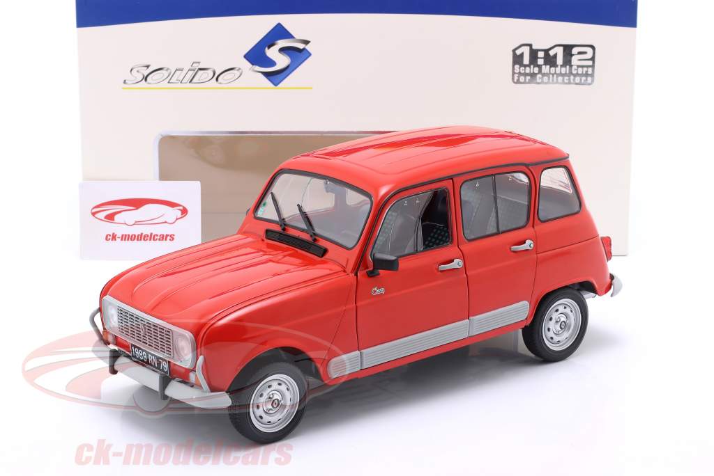 Solido 1:12 Renault R4 GTL red S1200201 model car S1200201