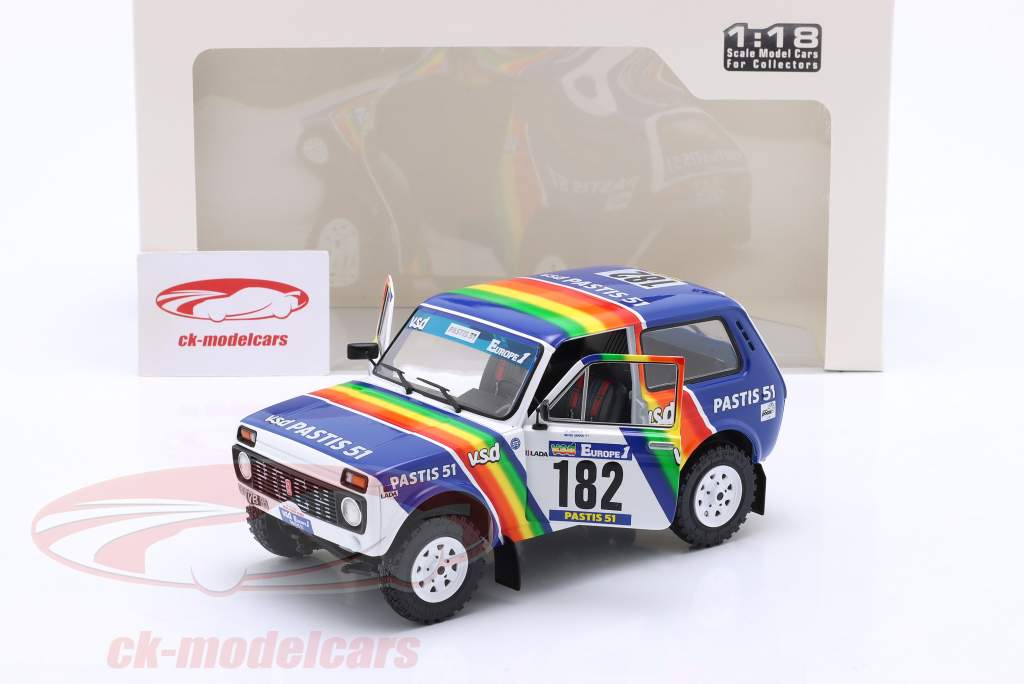 Lada Niva #182 Rallye Paris - Dakar 1982 Jabouille, Sardou 1:18 Solido