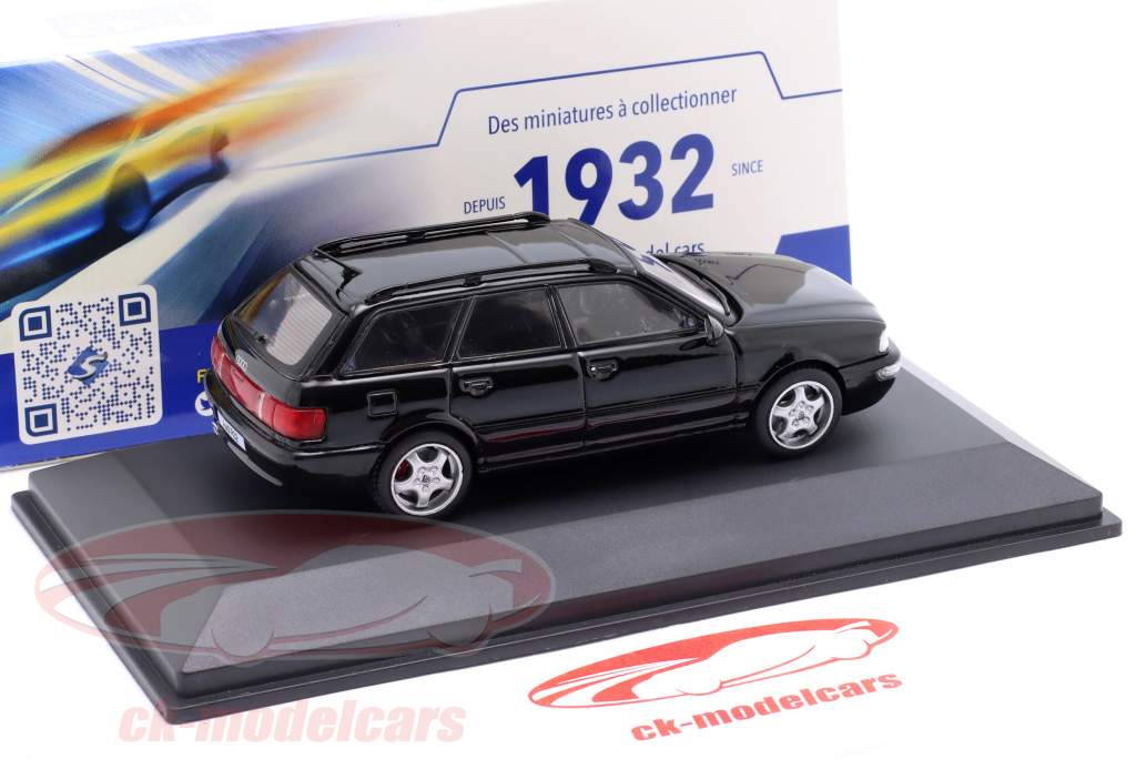 Audi Avant RS2 Année de construction 1995 noir 1:43 Solido