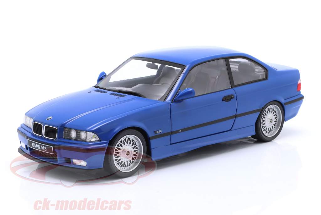 BMW M3 (E36) Coupe Année de construction 1996 santorin bleu 1:18 Solido