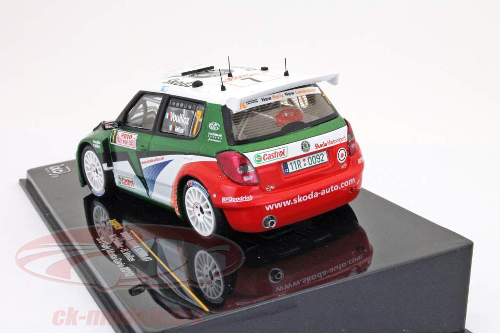 Ixo 1:43 シュコダファビアS2000＃7 3場所モンテカルロラリー