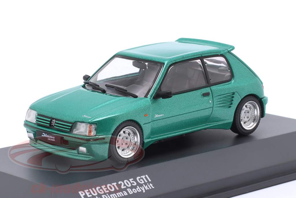 Peugeot 205 GTI Dimma Год постройки 1992 зеленый 1:43 Solido