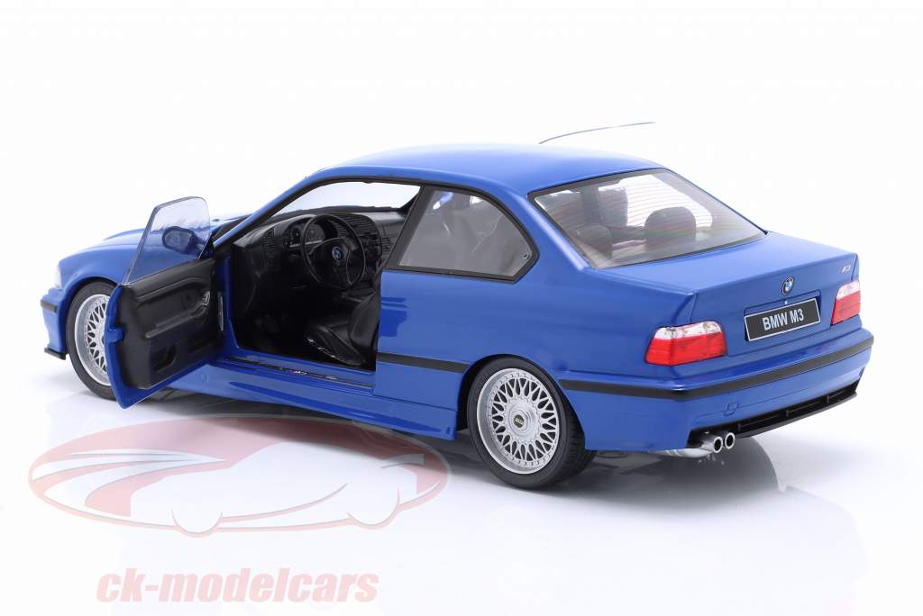 BMW M3 (E36) Coupe Année de construction 1996 santorin bleu 1:18 Solido