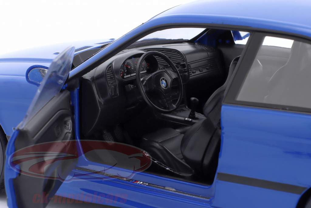 BMW M3 (E36) Coupe Année de construction 1996 santorin bleu 1:18 Solido