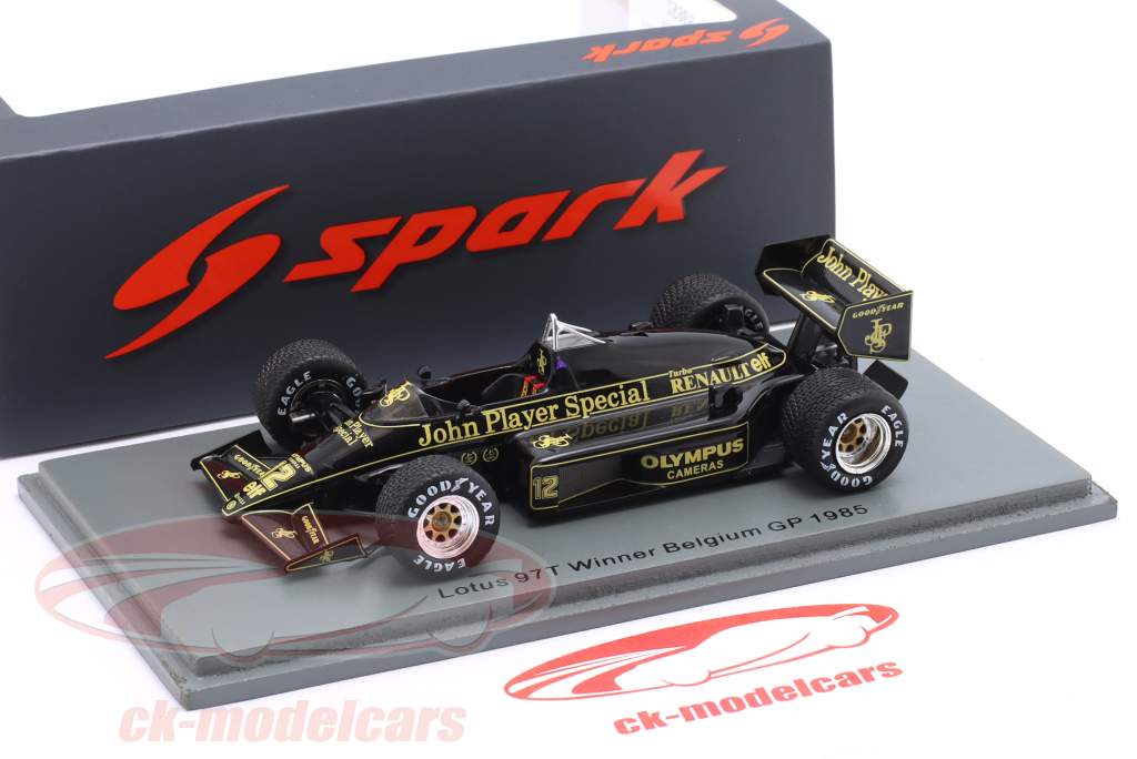 Ayrton Senna Lotus 97T #12 vincitore belga GP formula 1 1985 1:43 Spark
