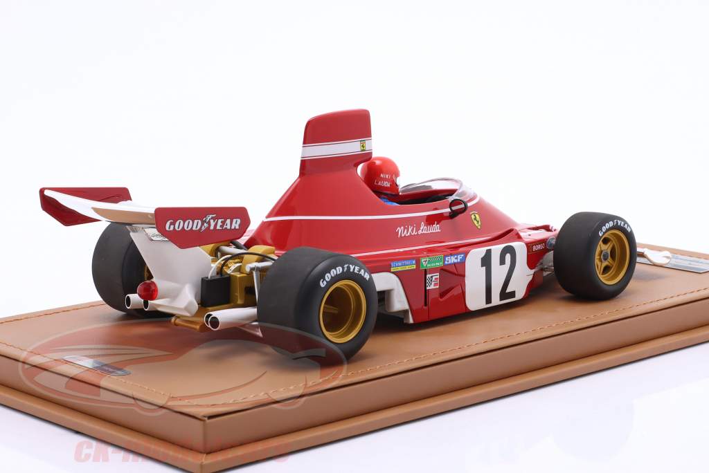Niki Lauda Ferrari 312B3 #12 vincitore Spagna GP formula 1 1974 1:18 Tecnomodel