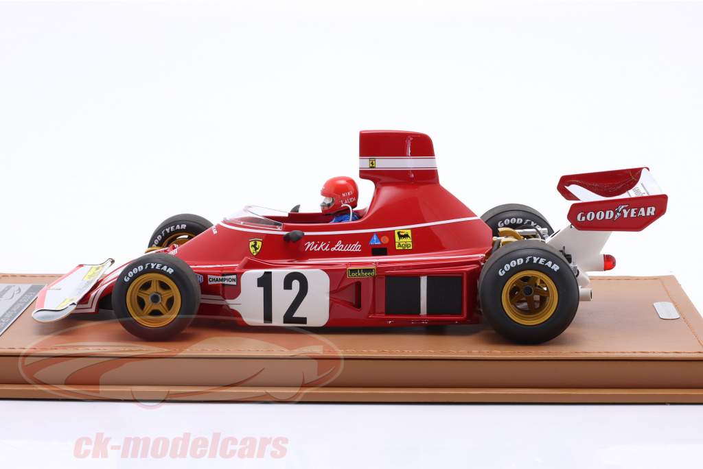 Tecnomodel 1:18 Niki Lauda Ferrari 312B3 #12 Winner Spain GP