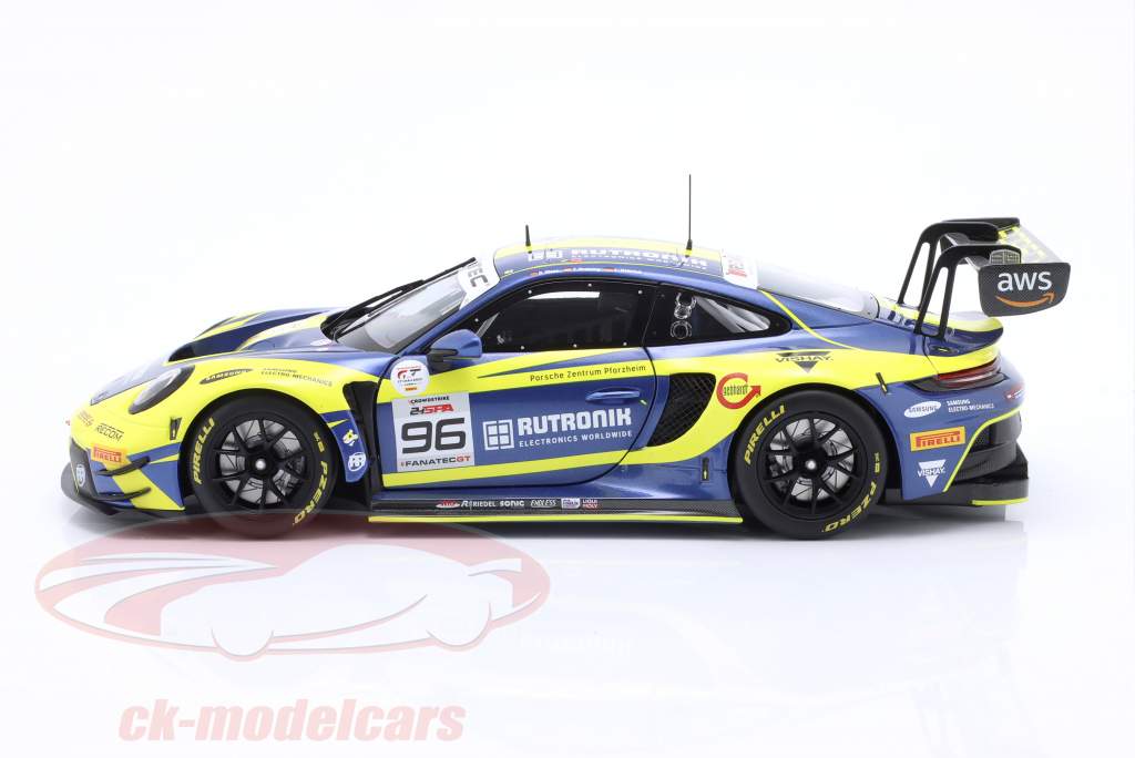 Porsche 911 (992) GT3 R #96 5th 24h Spa 2023 Rutronik Racing 1:18 Minichamps