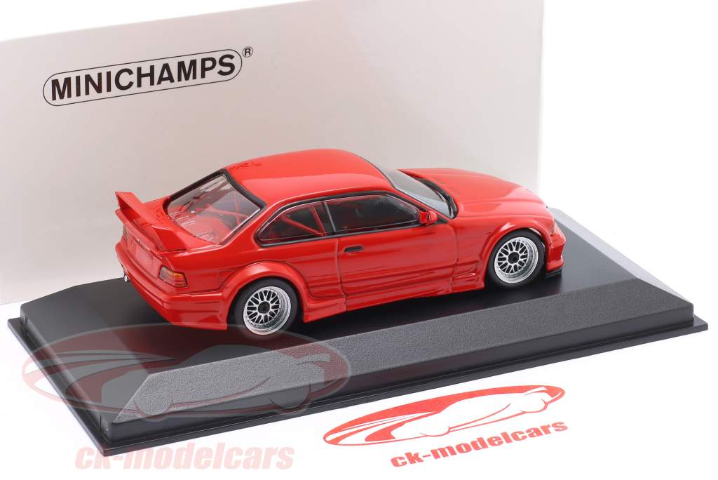 BMW M3 (E36) GTR Année de construction 1993 rouge 1:43 Minichamps