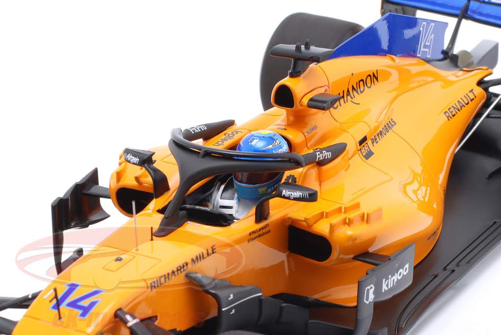 F. Alonso McLaren MCL33 #14 300th F1 GP Canada Formula 1 2018 1:18 Minichamps