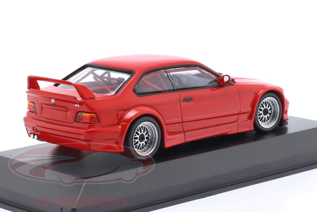 BMW M3 (E36) GTR Année de construction 1993 rouge 1:43 Minichamps