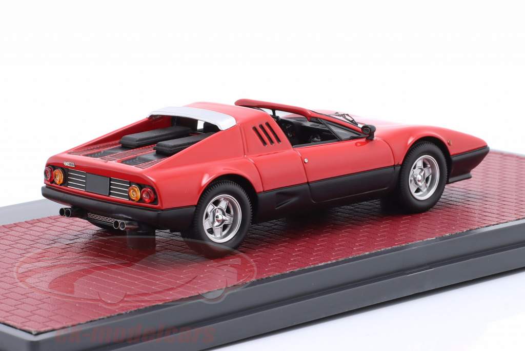 Ferrari 512BB Targa Straman 建設年 1978 赤 / 黒 1:43 Matrix