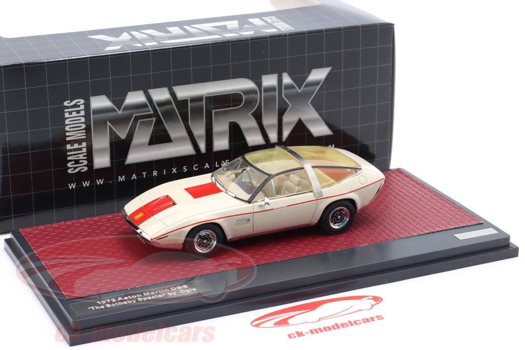 Aston Martin DBS The Sotheby Special による Ogle 1972 クリーム 白 1:43 Matrix