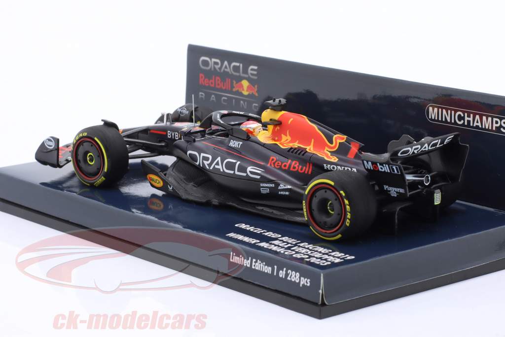 Max Verstappen Red Bull RB19 #1 Winner Monaco Formula 1 1:43 Minichamps
