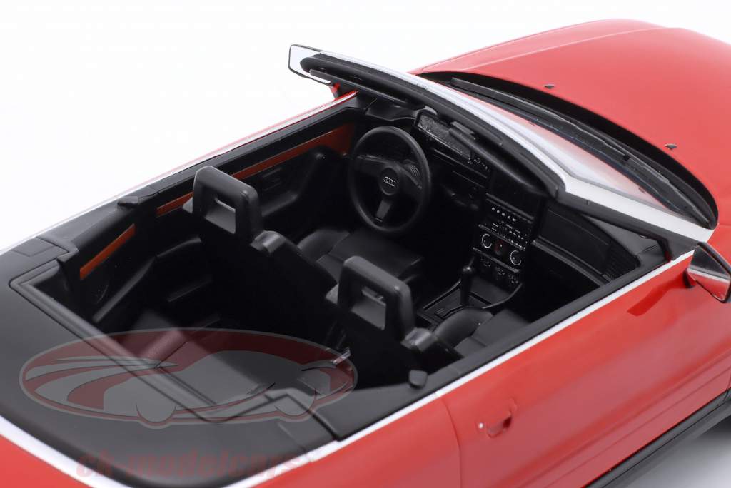 Audi Cabriolet Año de construcción 1991 rojo 1:18 ModelCar Group