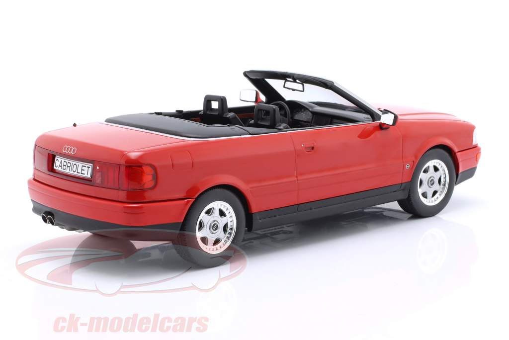 Audi Cabriolet Año de construcción 1991 rojo 1:18 ModelCar Group