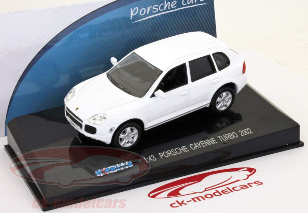 Porsche Cayenne Turbo 建設年 2002 白 1:43 711Collection
