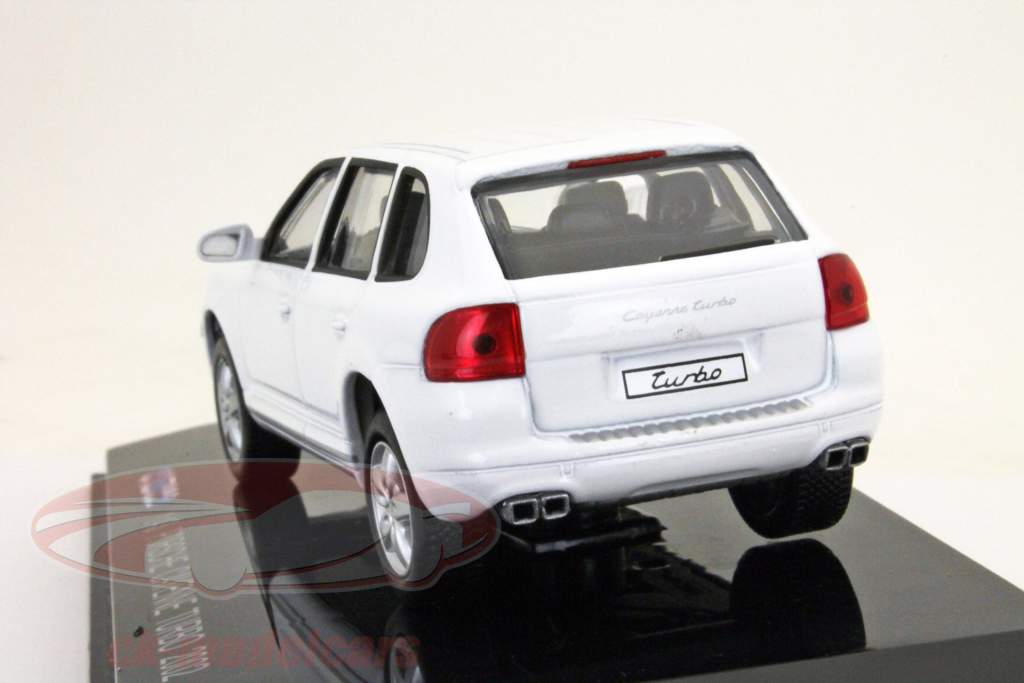 Porsche Cayenne Turbo 建設年 2002 白 1:43 711Collection