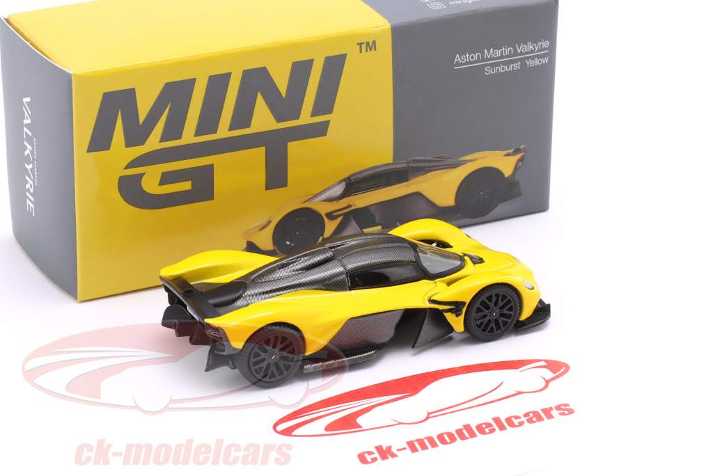 Aston Martin Valkyrie 建設年 2023 黄色 1:64 Truescale