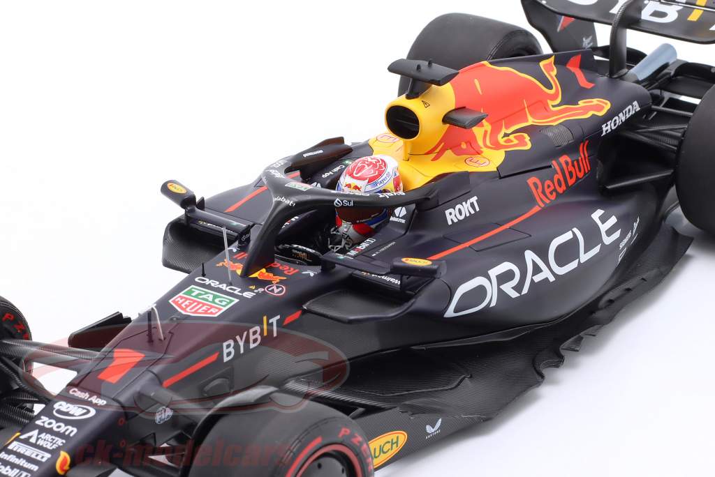 ミニチャンプス　1/18 レッドブルRB19 カタールGP ワールドチャンピオン Red Bull F1 RB19 Max Verstappen Qatar 2023 World Champion 1