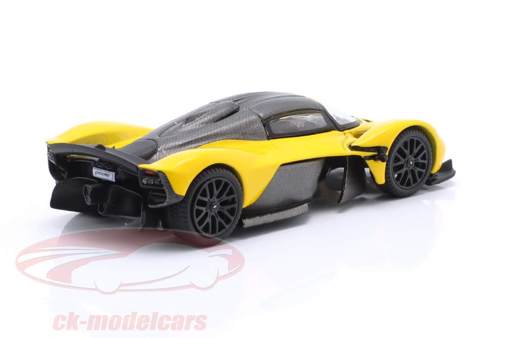 Aston Martin Valkyrie 建設年 2023 黄色 1:64 Truescale