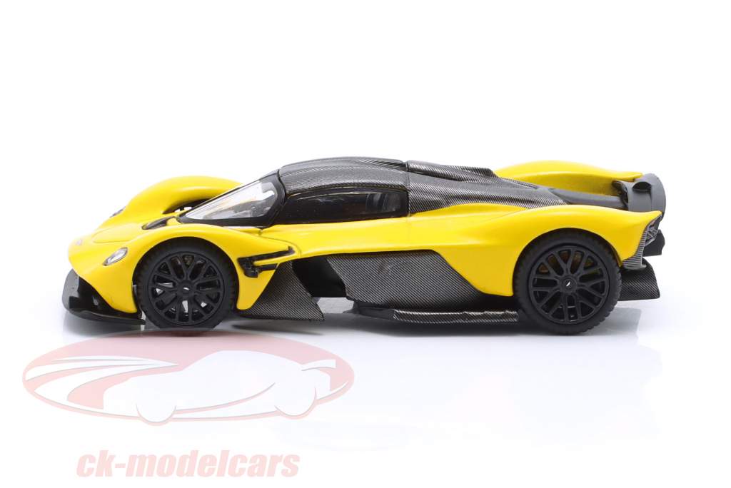 Aston Martin Valkyrie 建設年 2023 黄色 1:64 Truescale