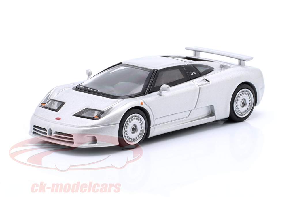 Bugatti EB110 GT LHD 建造年份 1995 银灰 1:64 TrueScale