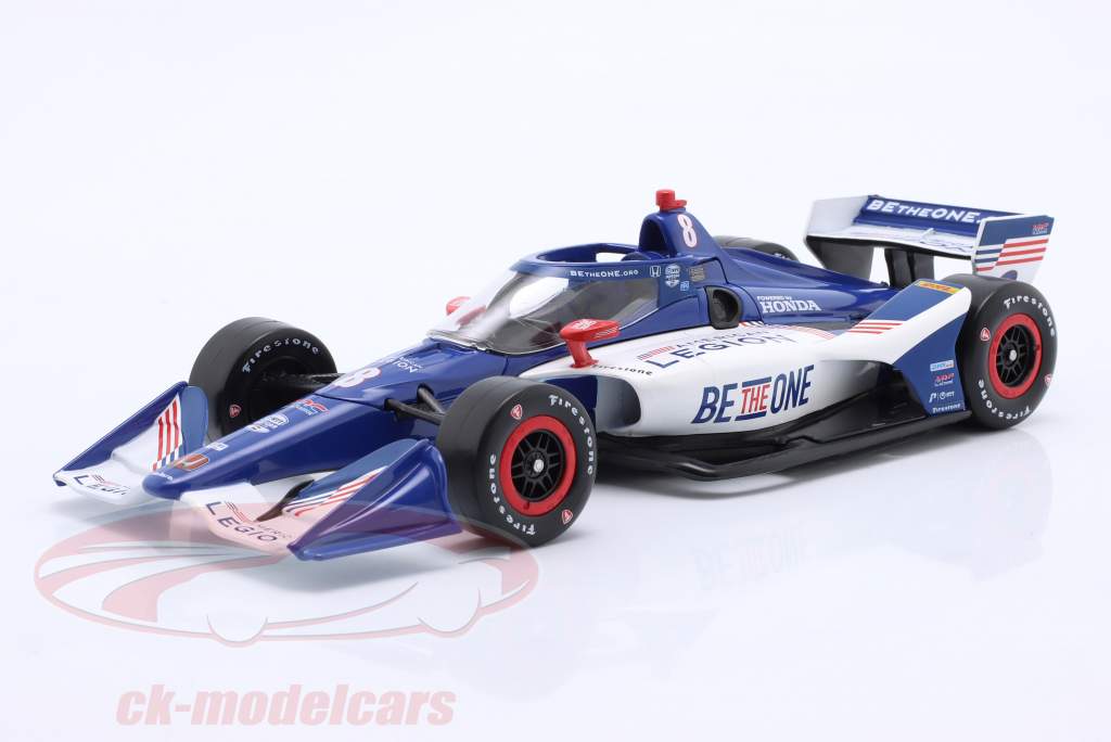 Linus Lundqvist Honda #8 IndyCar Series 2024 1:18 Greenlight