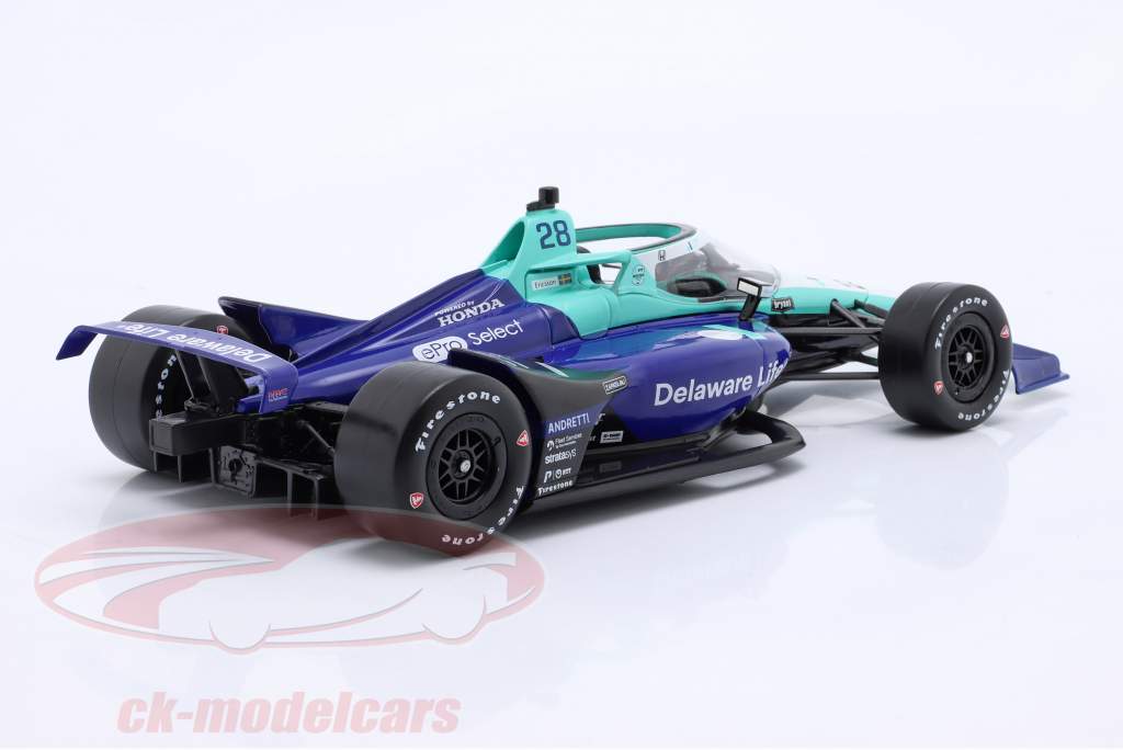 Marcus Ericsson Honda #28 IndyCar Series 2024 1:18 Greenlight