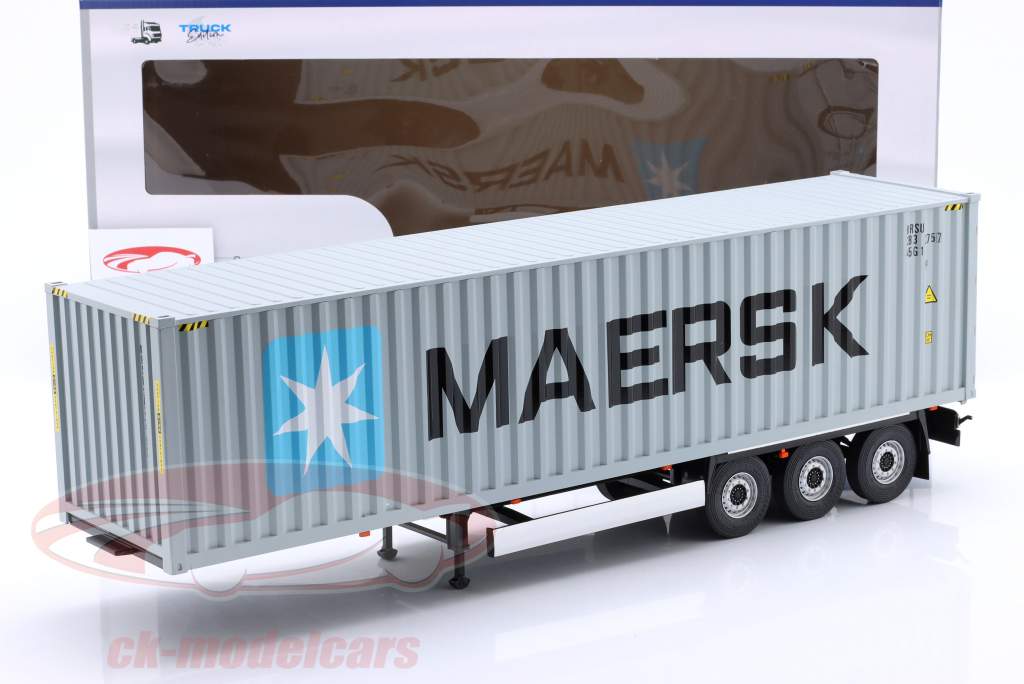 Container trailer MAERSK grå-blå 1:24 Solido