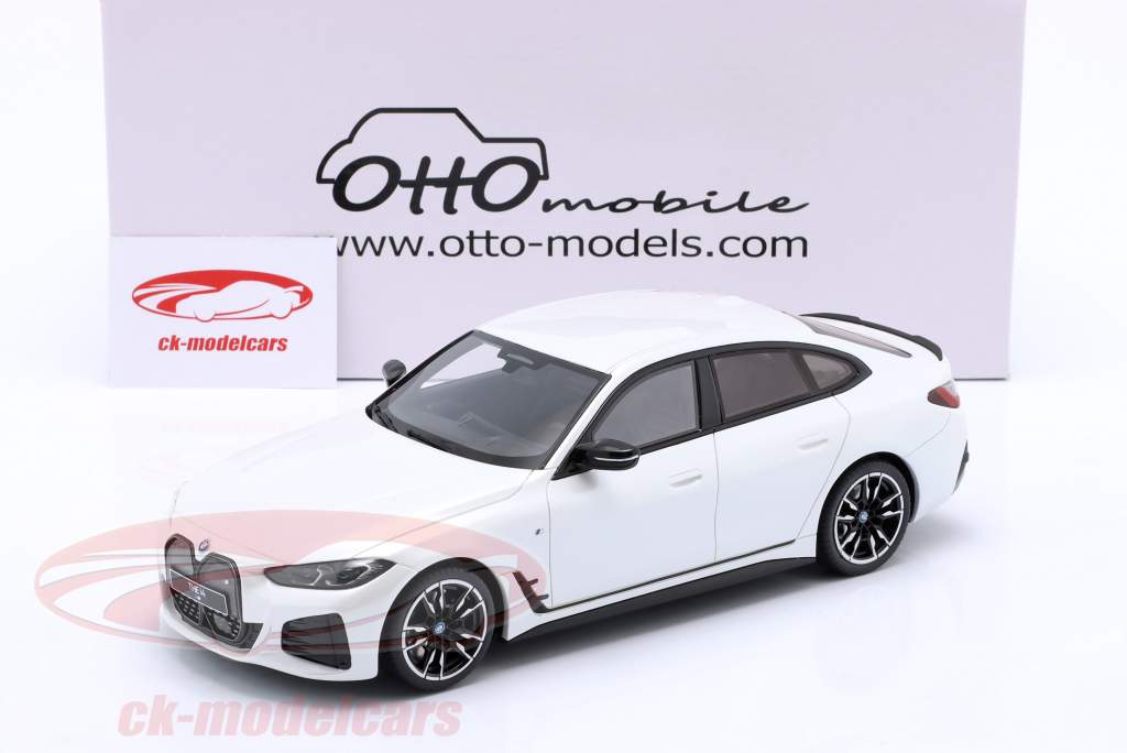 BMW I4 M50 Anno di costruzione 2021 bianco minerale 1:18 OttOmobile