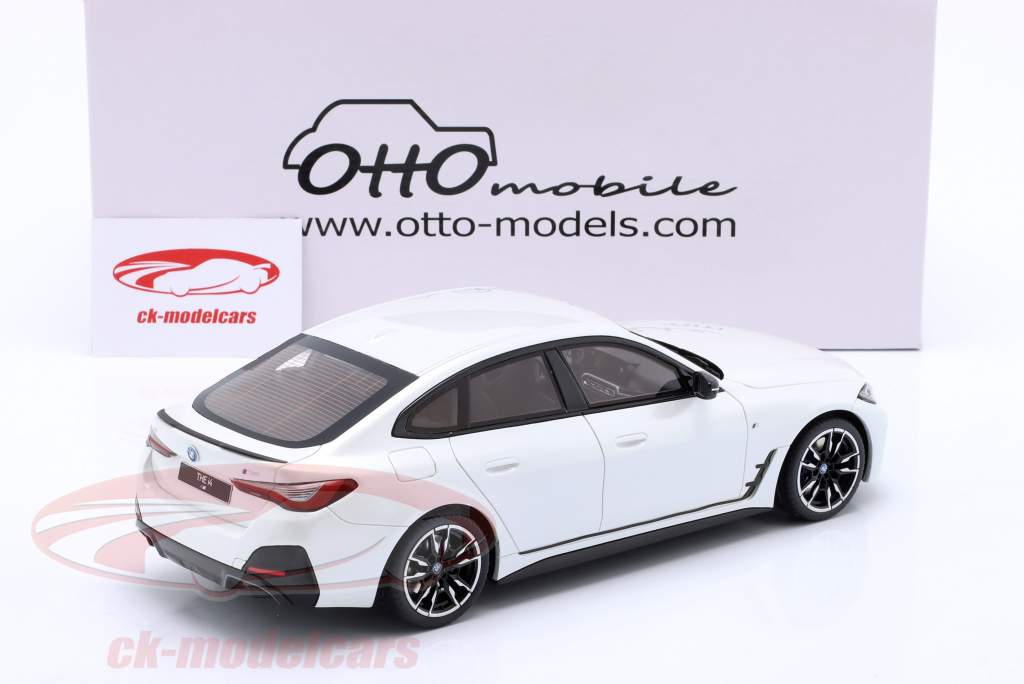 BMW I4 M50 Anno di costruzione 2021 bianco minerale 1:18 OttOmobile