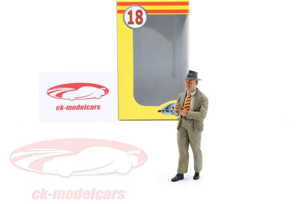 Enzo Ferrari Années 50's chiffre 1:18 LeMansMiniatures