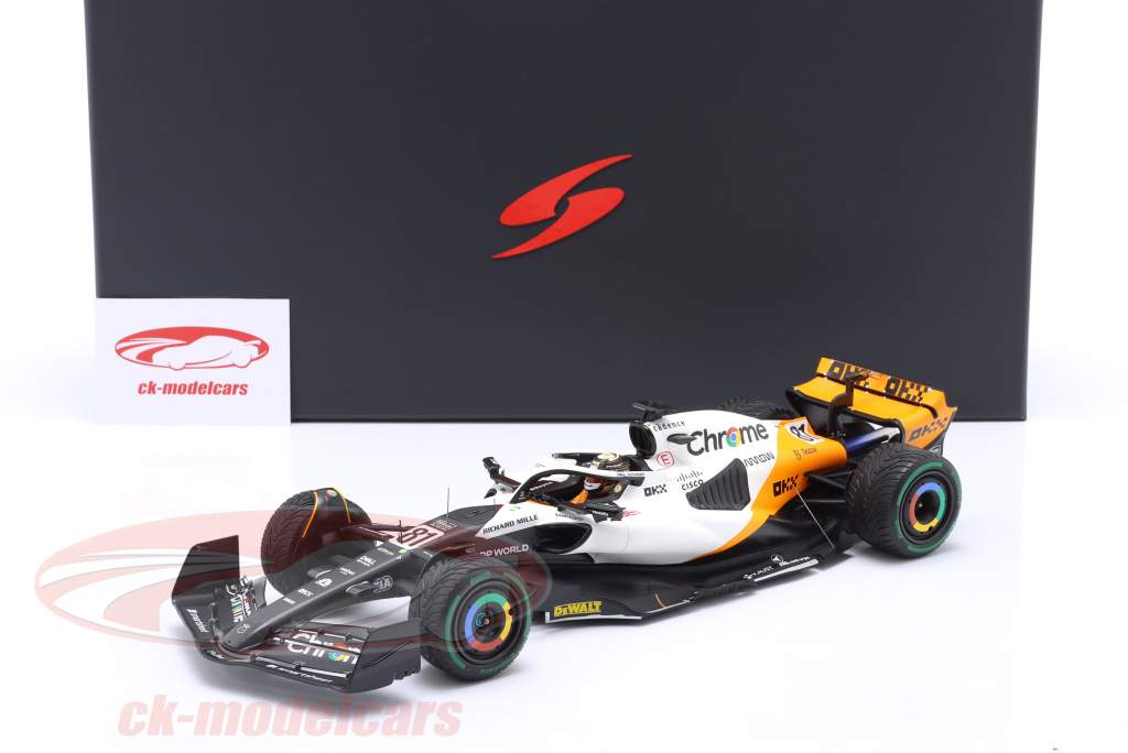 Oscar Piastri McLaren MCL60 #81 10th Monaco GP Formel 1 2023 1:18 Spark