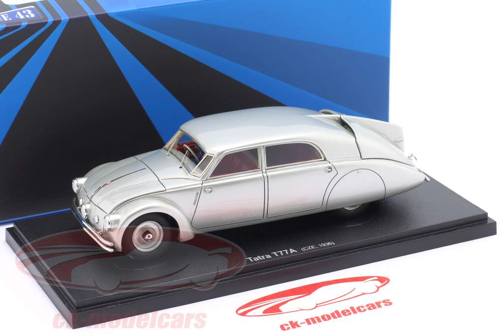 Tatra T77A Année de construction 1936 argent 1:43 AutoCult