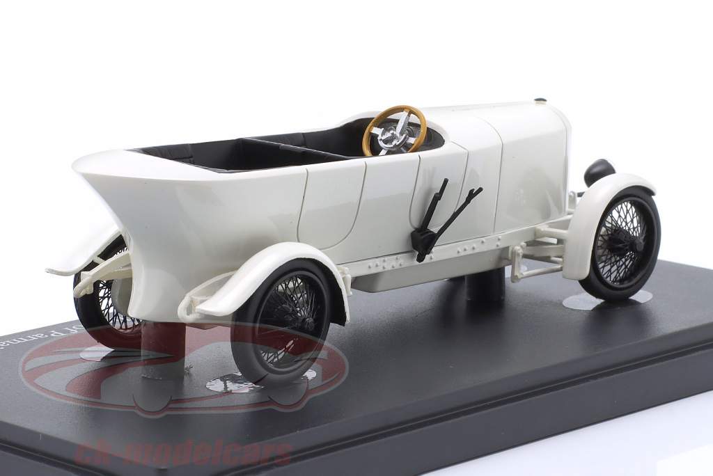 Austro Daimler 22/86 PS "Prince Elias of Parma" Bouwjaar 1909 wit 1:43 AutoCult