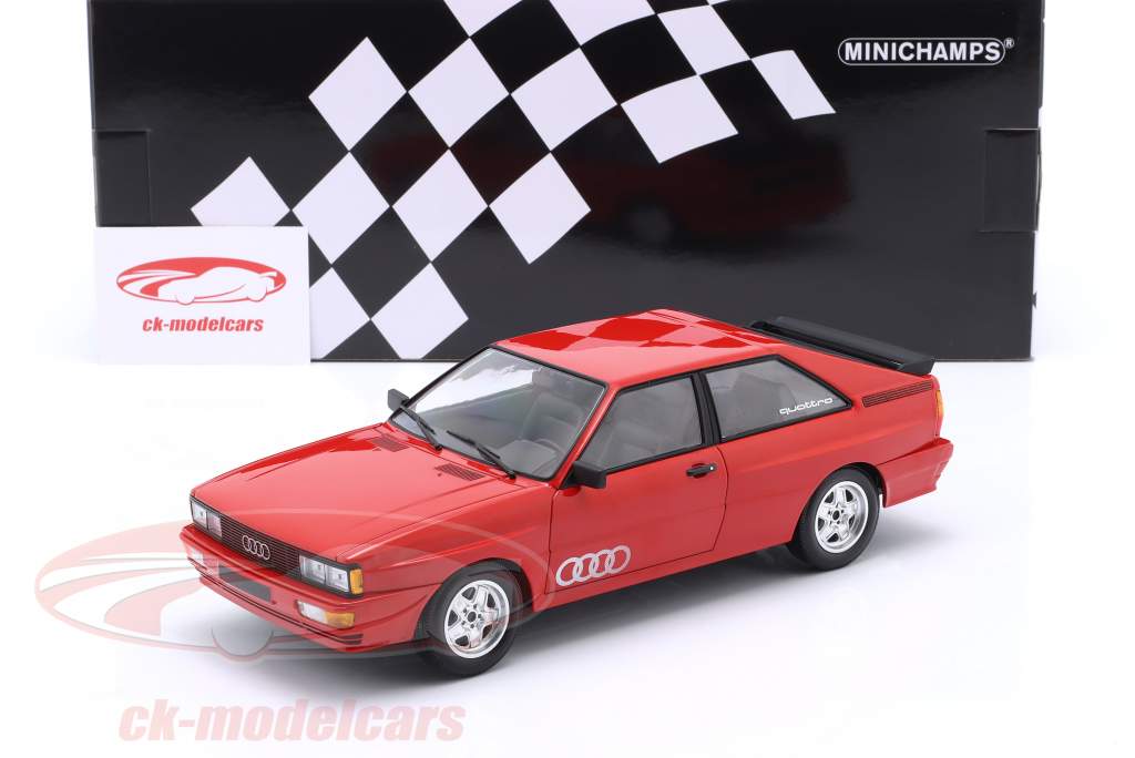 Audi Quattro year 1980 red 1:18 Minichamps