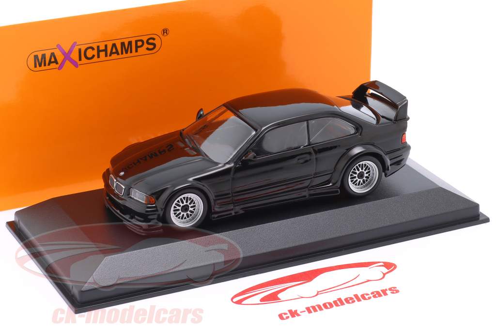 BMW M3 (E36) GTR Année de construction 1993 noir 1:43 Minichamps