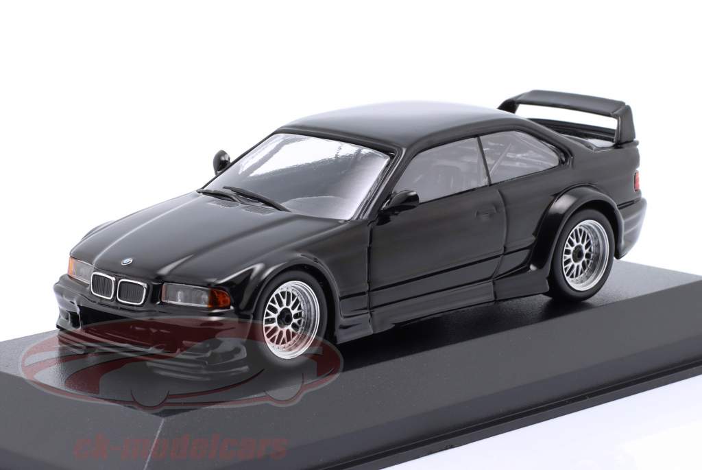 BMW M3 (E36) GTR Année de construction 1993 noir 1:43 Minichamps