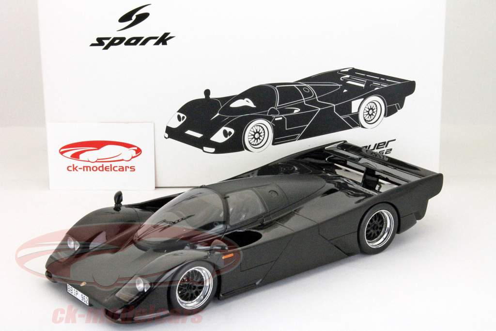 Dauer Porsche 962 black 1:18 Spark