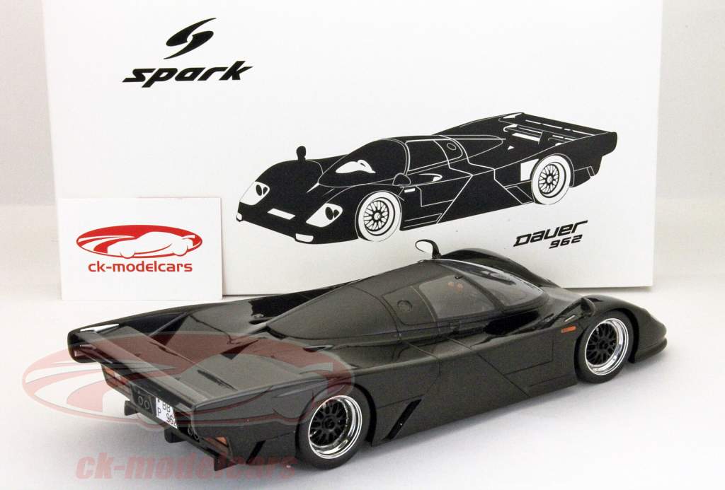 Dauer Porsche 962 schwarz / black 1:18 Spark