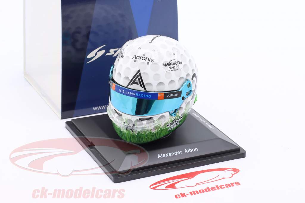 Alexander Albon Williams Racing #2 Майами GP формула 1 2023 шлем 1:5 Spark